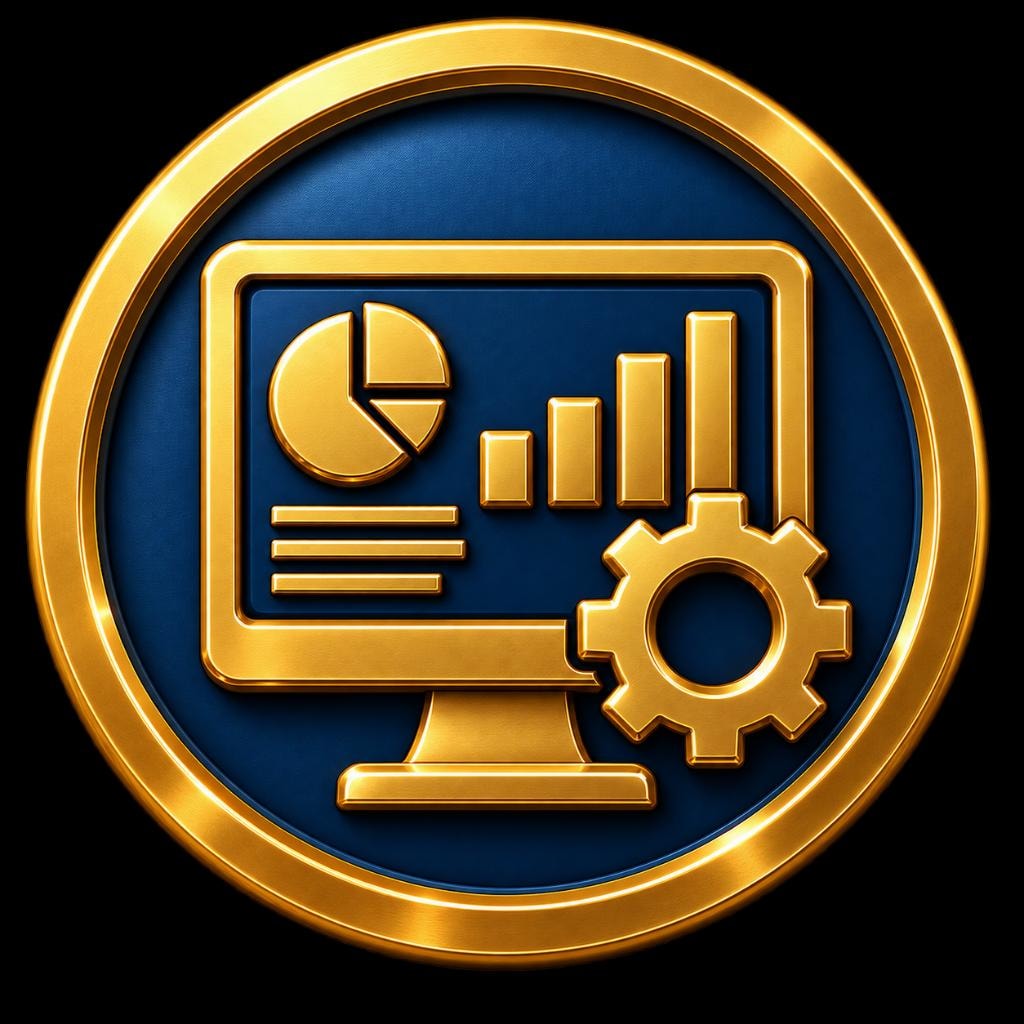 Business Management Desktop executive dashboard software icon